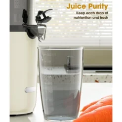 SKONYON Electric Juicer Cold Press Juicer 3.2 Inch Wide Chute 40oz Juice Container High Juice Yield Easy To Clean For Fruits And Vegetables 15 SKONYON Electric Juicer Cold Press Juicer 3.2 Inch Wide Chute 40oz Juice Container High Juice Yield Easy To Clean For Fruits And Vegetables -Kitchen Appliances GUEST 27602e1e 974c 45e7 92a4 222305a1abdd