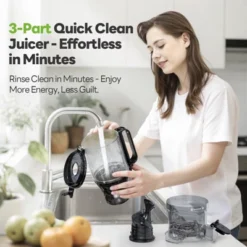 Cold Press Juicer – 5.3" Feed Chute, 1.7L Capacity, High Juice Yield, Juicer Machine, Powerful Slow Juicer With Total Pulp Control Easy To Clean -Kitchen Appliances GUEST 285925a1 e133 47bb aa0e 253ebb54b220