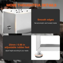 VEVOR Manual Meat Mixer, 120L Fixed Tank Meat Processing Equipment(Mixing Max 120LBS For Meat), Stainless Steel Meat Mixer, Silver -Kitchen Appliances GUEST 28700b23 9e78 453d bac1 e52b8b96e56a