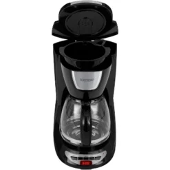 Black & Decker BLACK+DECKER 12-Cup Programmable Coffee Maker, DCM100B, Duralife Carafe, Easy-View Water Window, Removable Filter Basket
