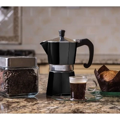 Bellemain Stovetop Espresso Maker – Premium Moka Pot (Black, 3-Cup) For Authentic Italian Coffee 4 Bellemain Stovetop Espresso Maker – Premium Moka Pot (Black, 3-Cup) For Authentic Italian Coffee - Image 4