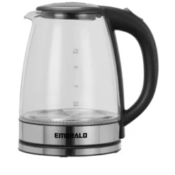 Emerald 1.8L Clear Glass Electric Kettle, Break Resistant, Rapid Boil, 1100W -Kitchen Appliances GUEST 2b455ffd cf0a 4d1e 97d0 8c5431bb5c5c