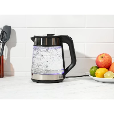 Luminuxe 1.7L Electric Kettle, Speed-Boil Glass Electric Water Boiler & Warmer 1500W Tea Heater, Auto Shut-Off Cool Touch Handle 5 Luminuxe 1.7L Electric Kettle, Speed-Boil Glass Electric Water Boiler & Warmer 1500W Tea Heater, Auto Shut-Off Cool Touch Handle - Image 5