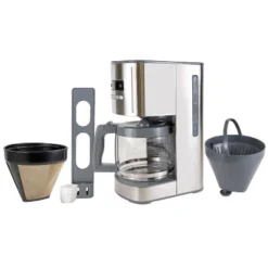 Kenmore Aroma Control Programmable 12-cup Coffee Maker - Stainless Steel: Drip Coffee Pot, Cool Touch Handle, 1000W, Dishwasher-Safe -Kitchen Appliances GUEST 2bee04cb e65f 429f b265 69c32fa63e6b