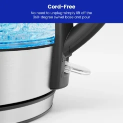 Chefman Rapid Boil 1.2L Electric Tea Kettle -Kitchen Appliances GUEST 2bf02eaa 1adc 4e9e 877e 87361ecb1277