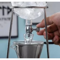 Nispira Iced Coffee Cold Brew Drip Coffee Maker Stainless Steal Silver, 400mL, Borosilicate Glass -Kitchen Appliances GUEST 2d1e0528 a163 4981 b818 eb67c5173740