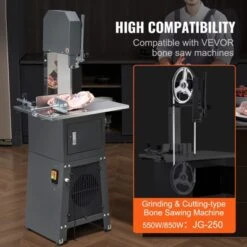 VEVOR Band Saw Blade, 82.3x0.63x0.02 Inch, 5 PCS/Pack Meat Bandsaw Blades For Replacement, Carbon Steel Blade, Silver -Kitchen Appliances GUEST 2d43a77a 8b09 45fe abe7 94e49d2eb472