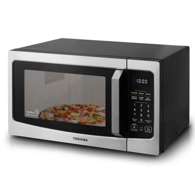 Toshiba 1.3 Cu. Ft. 1100-Watt Smart Countertop Microwave Oven With Humidity Sensor (Stainless Steel) 3 Toshiba 1.3 Cu. Ft. 1100-Watt Smart Countertop Microwave Oven With Humidity Sensor (Stainless Steel) - Image 3