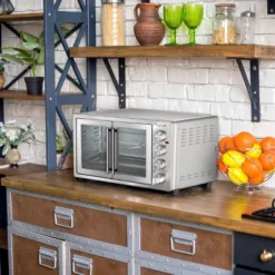 MegaChef 45L Electric French Door Rotisserie Convection Counter Top Oven -Kitchen Appliances GUEST 2fb15f67 0d18 4fc6 8538 1be9186c5575