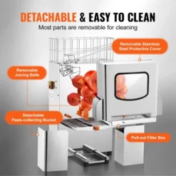 VEVOR Commercial Orange Juicer Machine, 120W Automatic Juice Extractor, Stainless Steel Orange Squeezer 20 Oranges/Minute, With Pull-Out Filter Box 12 VEVOR Commercial Orange Juicer Machine, 120W Automatic Juice Extractor, Stainless Steel Orange Squeezer 20 Oranges/Minute, With Pull-Out Filter Box -Kitchen Appliances GUEST 2fcdb370 c8c8 4888 a3f7 5188a61383d7