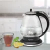 Capresso H2O Glass Electric Water Kettle – Stainless Steel 240.03