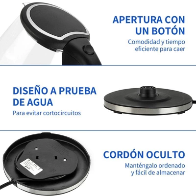 Winado 1.8L 1200-Watt Electric Kettle With Blue LED Light 4 Winado 1.8L 1200-Watt Electric Kettle With Blue LED Light - Image 4