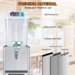 Commercial Beverage Dispenser Ice Tea Drink Machine , Ideal For Cold Drinks, Perfect For Restaurants, Hotels, And Parties -Kitchen Appliances GUEST 31d7cc72 9ffb 40f8 b119 bb2dcae8b3fb