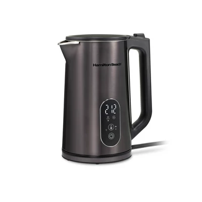Hamilton Beach 1.7Liter DoubleWall Dig SS Kettle 40851: Electric Water & Tea Heater, 1.7L, Stainless Steel, 1500W, Black 7 Hamilton Beach 1.7Liter DoubleWall Dig SS Kettle 40851: Electric Water & Tea Heater, 1.7L, Stainless Steel, 1500W, Black - Image 7