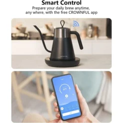 CROWNFUL Smart Electric Gooseneck Kettle With 4 Variable Presets, ±1℉ Temperature Control -Kitchen Appliances GUEST 32b90c15 f235 4b20 a653 03f9cc78de03