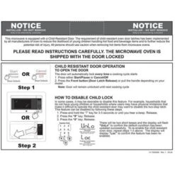 GE Countertop Microwave Oven 700 W 0.7 Cu Ft Steel + 2 Year Warranty & Oven Mitt -Kitchen Appliances GUEST 32cbb086 c77d 4333 a9aa a5d1ab8a9e00 2