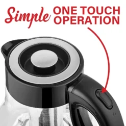 Brentwood 1.79-Qt. 1,100-Watt Cordless Glass Electric Kettle With Tea Infuser And Swivel Base -Kitchen Appliances GUEST 32e468ad 3d1f 4e43 8c4f a00750548e45