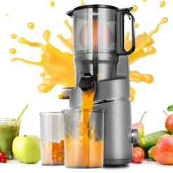 5.3 Inch Juicer, Self-Feeding Masticating Juicer Fit Whole Fruits, 250W Cold Press Juicer With High Juice Yield, BPA Free 25 5.3 Inch Juicer, Self-Feeding Masticating Juicer Fit Whole Fruits, 250W Cold Press Juicer With High Juice Yield, BPA Free -Kitchen Appliances GUEST 3371df78 01ed 4cc6 8f84 006dd973c18e