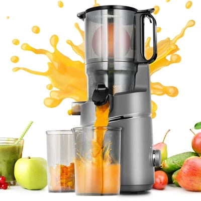5.3 Inch Juicer, Self-Feeding Masticating Juicer Fit Whole Fruits, 250W Cold Press Juicer With High Juice Yield, BPA Free 13 5.3 Inch Juicer, Self-Feeding Masticating Juicer Fit Whole Fruits, 250W Cold Press Juicer With High Juice Yield, BPA Free - Image 13