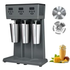 VEVOR Milkshake Maker, 375W X 3 Electric Milkshake Machine, Commercial Triple Heads Drink Mixer Blender, Intelligent Microswitch, Gray -Kitchen Appliances GUEST 33ca9c64 3fe5 4a19 a933 419eb9cefbdf