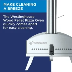 Westinghouse Wood Pellet Artisan Outdoor Pizza Oven -Stainless Steel Portable Pizza Ovens -Kitchen Appliances GUEST 357531d4 74e2 480d 8b7d d1b336eb1806