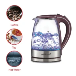 Brentwood 1,100-Watt 1.8-Qt. 7-Cup Cordless Tempered-Glass Electric Kettle With Auto Shut-off 11 Brentwood 1,100-Watt 1.8-Qt. 7-Cup Cordless Tempered-Glass Electric Kettle With Auto Shut-off -Kitchen Appliances GUEST 363ab86d b192 4815 a22b bfb62f004f02