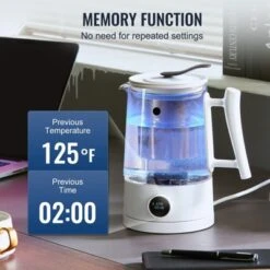 VEVOR Hydrogen Water Pitcher Generator, 1.5 L / 52.8 Oz Large Capacity Hydrogen Generator Water Kettle, SPE And PEM Technology -Kitchen Appliances GUEST 36676391 c46e 4ac3 b881 e7bf0793973d