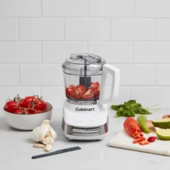 Cuisinart Core Custom 4-Cup Mini Chopper - White - MCH-4: Small Food Processor, 2-Speed, Stainless Steel Blades, BPA-Free -Kitchen Appliances GUEST 36a0cde0 4df3 42ed 9ce4 60f0fa6cc387