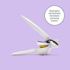Chef'n FreshForce Lemon Squeezer Citrus Juicer, Premium Quality, Max Extraction, Baking White -Kitchen Appliances GUEST 3715bad5 776d 4d46 bdda 5722640a4cff