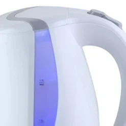 MegaChef 1.7Lt. Plastic Electric Tea Kettle- White -Kitchen Appliances GUEST 37e4b822 b457 4f09 bafc b28898725ad6