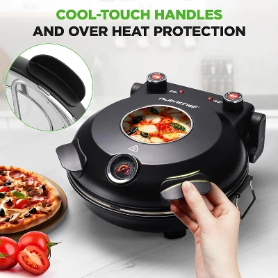 NutriChef Countertop Electric Pizza Maker With Dual Temperature Controls 4 NutriChef Countertop Electric Pizza Maker With Dual Temperature Controls - Image 4