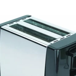 Brentwood 2-Slice Toaster In Stainless Steel And Black