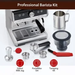 Espresso Machine With Grinder, Milk Frother Wand, 1450W, 20 Bar Professional Espresso Maker With Barista Kit -Kitchen Appliances GUEST 3c0de7cb 4c09 454b 9a0c 2f7fe0f78c52