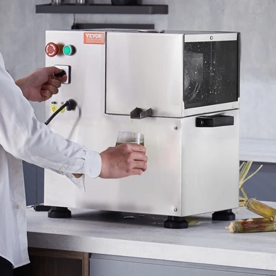 VEVOR Electric Sugar Cane Juicer, 800W Sugarcane Juicer Machine With 661LBS/H High Output, 4 Stainless Steel Roller, Auto Roller Pressure Adjustment 1 VEVOR Electric Sugar Cane Juicer, 800W Sugarcane Juicer Machine With 661LBS/H High Output, 4 Stainless Steel Roller, Auto Roller Pressure Adjustment