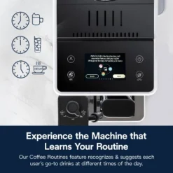 DeLonghi Rivelia Automatic Coffee And Espresso Machine With Milk Frother & Bean Switch System 18 One-Touch Recipes, 4 User Profiles -Kitchen Appliances GUEST 3df923ce 6777 4a89 bdd7 eb9a00bcec6b