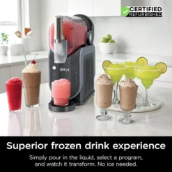 Ninja SLUSHi 88oz. Frozen Drink & Slushie Machine Renewed+1 Yr Warranty & Bottle -Kitchen Appliances GUEST 3eb5367f c4e2 4a69 8e94 4460308e88bf