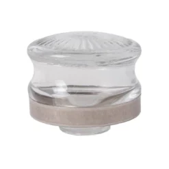 Lehman's Percolator Top Knobs Clear Glass Set Of 2 Sizes Small And Large