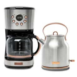 Haden Heritage 1.7 Liter Stainless Steel Electric Kettle Bundled With 12 Cup Drip Coffee Maker, Coffee Machine With Auto Shut-Off, Steel & Copper 11 Haden Heritage 1.7 Liter Stainless Steel Electric Kettle Bundled With 12 Cup Drip Coffee Maker, Coffee Machine With Auto Shut-Off, Steel & Copper -Kitchen Appliances GUEST 40e1cf60 c499 4f83 b6ec 097591244e04