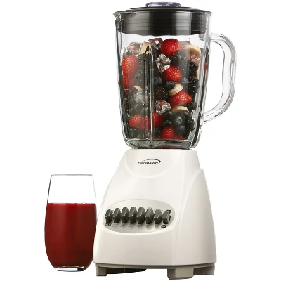Brentwood 42-Ounce 12-Speed + Pulse Electric Blender With Glass Jar 1 Brentwood 42-Ounce 12-Speed + Pulse Electric Blender With Glass Jar