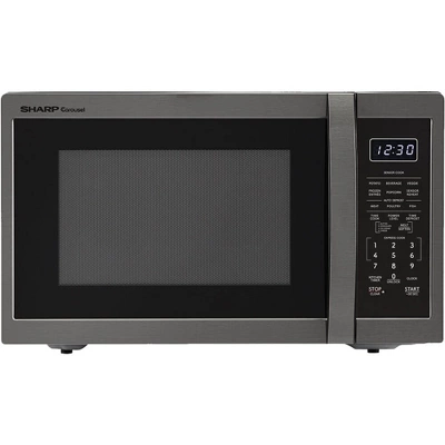 Sharp SMC1452CH 1.4 Cu. Ft. Black Stainless Countertop Microwave 9 Sharp SMC1452CH 1.4 Cu. Ft. Black Stainless Countertop Microwave - Image 9