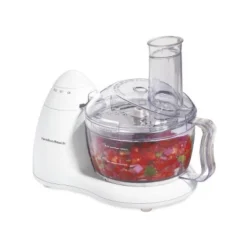 Hamilton Beach Food Processor 70450: 8-Cup Capacity, 300-Watt, Dishwasher-Safe Parts, Mini Chopper, 1 Speed, White -Kitchen Appliances GUEST 422e5cde 2349 490d 84a7 110ff33a5d5c