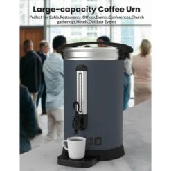 Acekool Commercial Coffee Urn – 8L Double-Wall Insulated Stainless Steel Coffee Maker For Weddings, Catering & Large Gatherings 8 Acekool Commercial Coffee Urn – 8L Double-Wall Insulated Stainless Steel Coffee Maker For Weddings, Catering & Large Gatherings -Kitchen Appliances GUEST 42741f12 a68c 4b46 af06 078d4cd27cf7