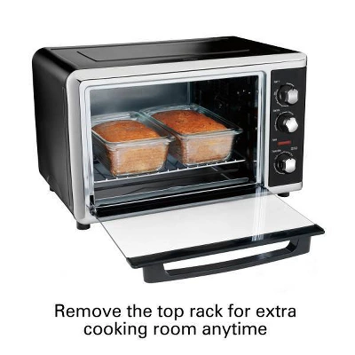 Hamilton Beach Countertop Oven With Convection & Rotisserie 31105D: Toaster Oven, 1500W, Freestanding, Dishwasher-Safe Parts 2 Hamilton Beach Countertop Oven With Convection & Rotisserie 31105D: Toaster Oven, 1500W, Freestanding, Dishwasher-Safe Parts - Image 2