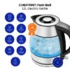 Chefman Rapid Boil 1.2L Electric Tea Kettle