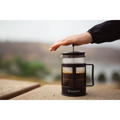 Stansport French Coffee Press 4 Cup Black 3 Stansport French Coffee Press 4 Cup Black - Image 3