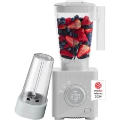 Chefman Obliterator 48oz Countertop Blender W/ 20oz Travel Jar And Tamper/Scraper Tool -Kitchen Appliances GUEST 44ab20e6 dbfd 4a05 a442 3dced9b24cd5