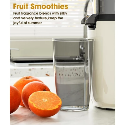 SKONYON Electric Juicer Cold Press Juicer 3.2 Inch Wide Chute 40oz Juice Container High Juice Yield Easy To Clean For Fruits And Vegetables 8 SKONYON Electric Juicer Cold Press Juicer 3.2 Inch Wide Chute 40oz Juice Container High Juice Yield Easy To Clean For Fruits And Vegetables - Image 8