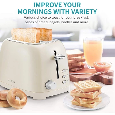 Ultrean Toaster 2 Slice With Extra-Wide Slot For Toasting Bagels, Breads, Waffles & More, Stainless Steel Material,6 Browning Settings 8 Ultrean Toaster 2 Slice With Extra-Wide Slot For Toasting Bagels, Breads, Waffles & More, Stainless Steel Material,6 Browning Settings - Image 8