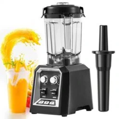 VEVOR Professional Blender, Commercial Countertop Blenders, 68 Oz Jar Blender Combo, Stainless Steel 3 Functions Blender, Black -Kitchen Appliances GUEST 462b68dd 5579 41f5 9b6e 9a5d79d2eadf