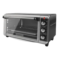 Black & Decker BLACK+DECKER 8-Slice Extra Wide Convection Toaster Oven, TO3250XSB, Fits 9"x13" Oven Pans And 12" Pizza, Stainless Steel/Black -Kitchen Appliances GUEST 462ec7de 0856 4316 94de 3ad702ee20c3